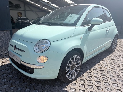 Fiat 500C 1,2 benzine - Mintgroen/Cabrio